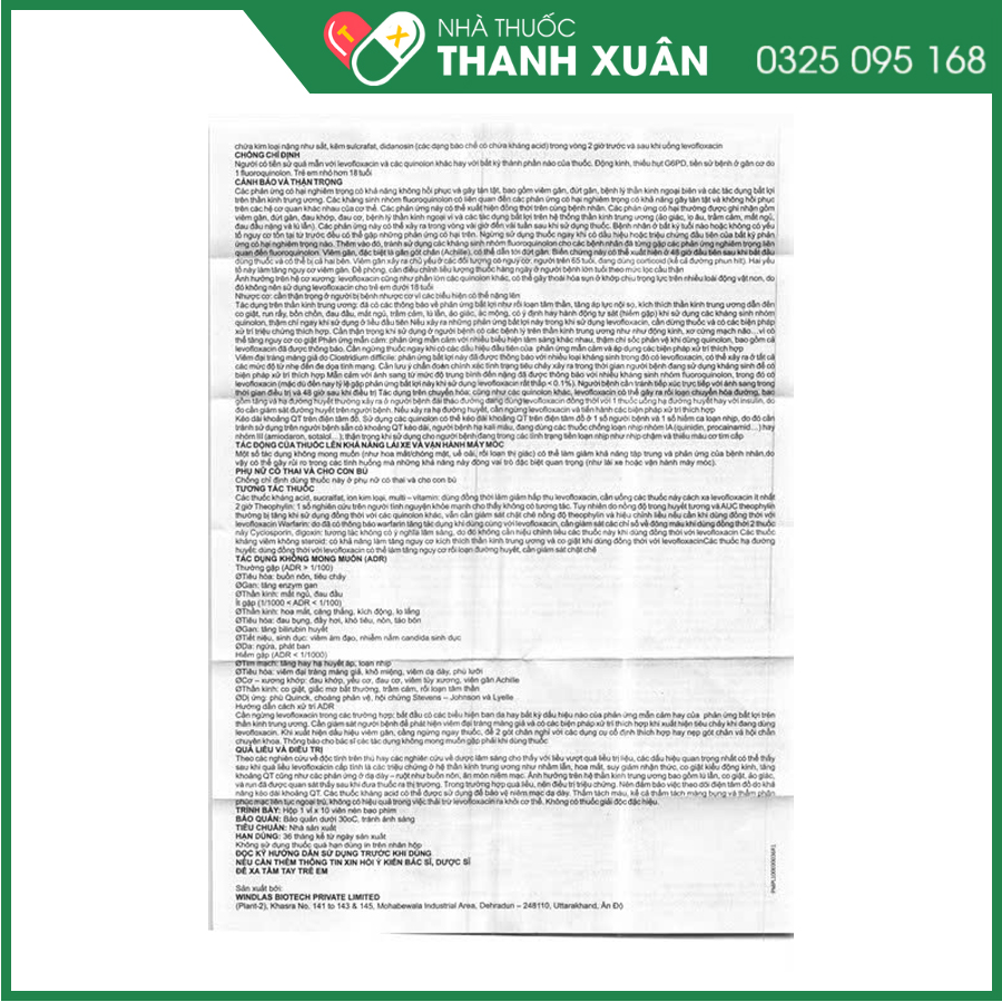 Choncylox thuốc kháng sinh điều trị nhiễm khuẩn hô hấp, tiết niệu, da và mô mềm